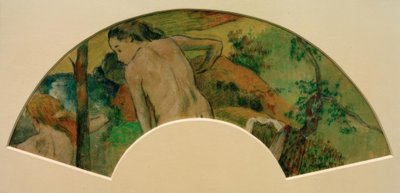 Bathing III by Paul Gauguin